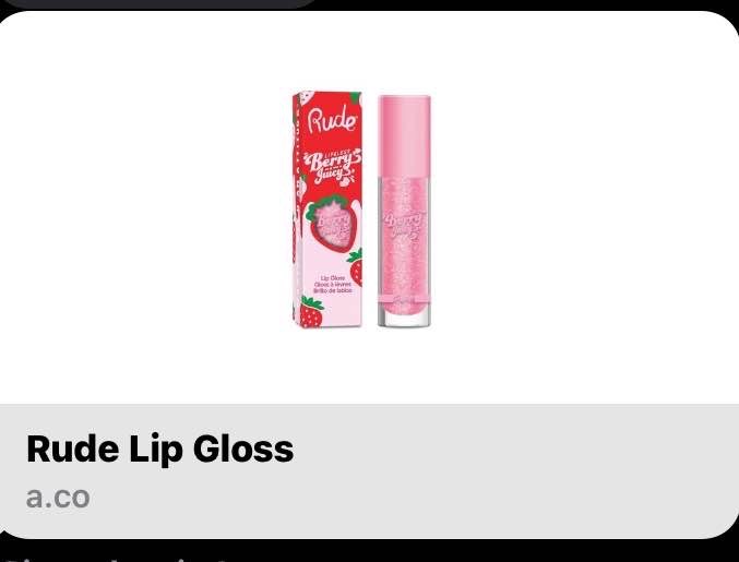 Rude Lip Gloss