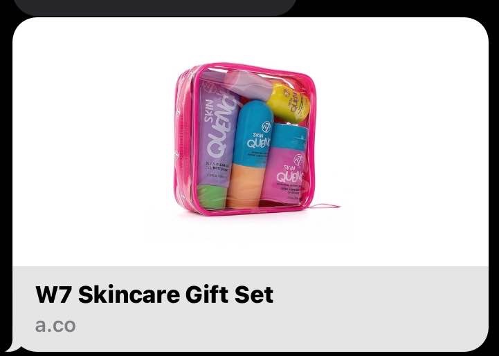 W7 Skincare Gift Set