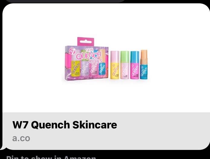 W7 Quench Skincare