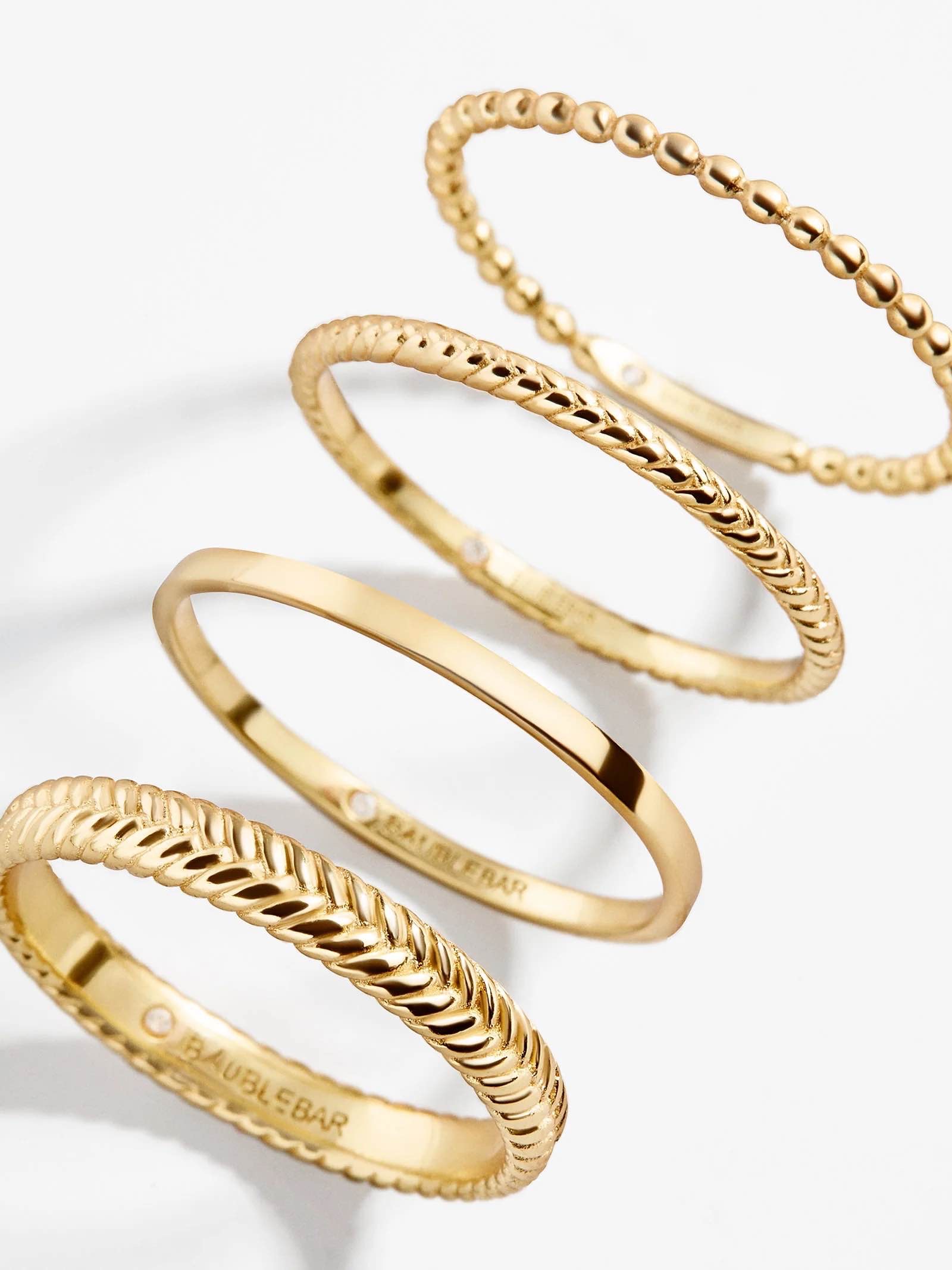 Gold Knuckle Rings Set for Women Snake Chain Stacking Ring Vintage BOHO Midi Rings SIze Mixed