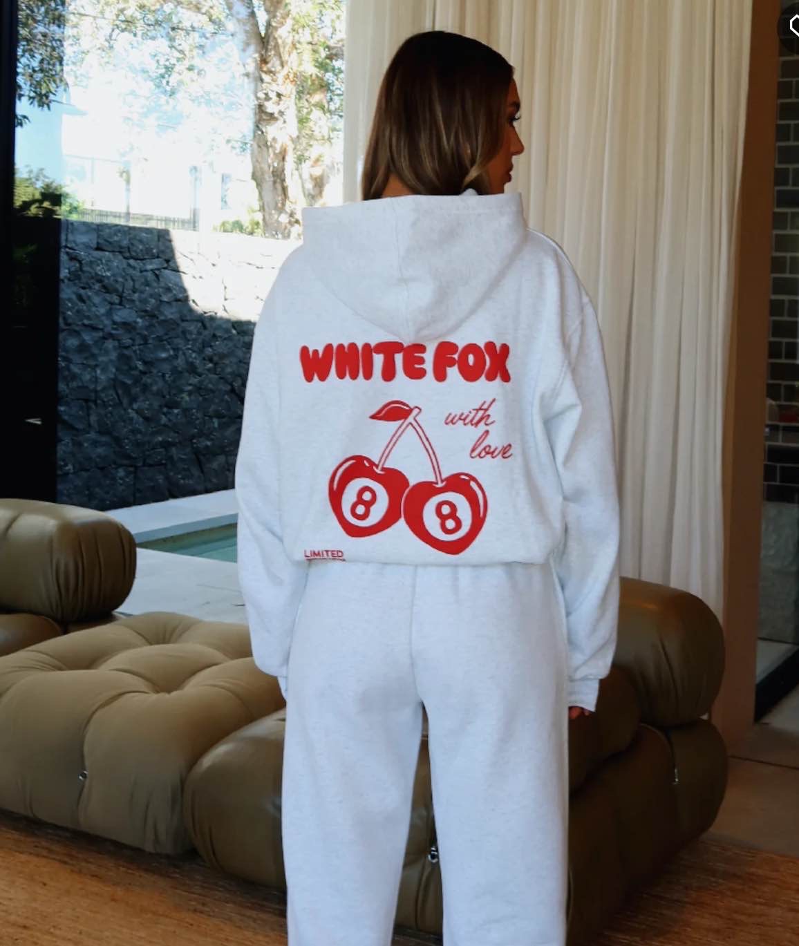 white fox hoodie
