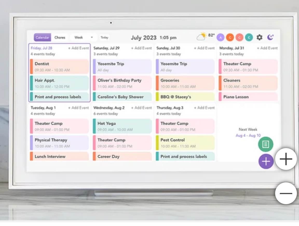 Skylight 15" Smart Touchscreen Calendar and Organize