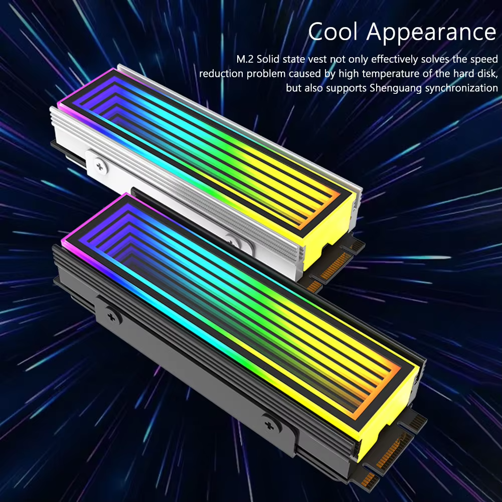 Reflective M2 heatsink RGB