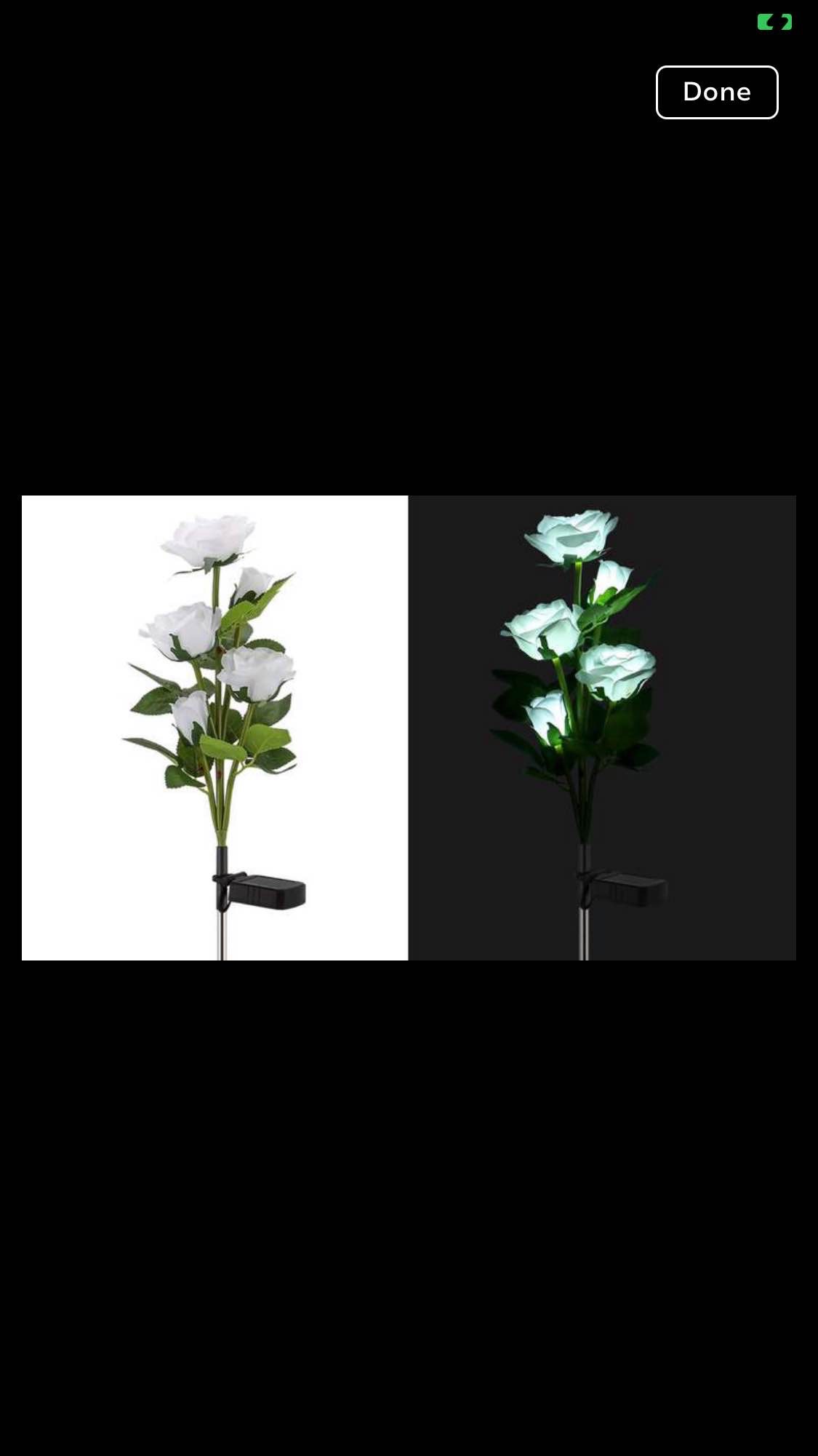 Solar Powered Waterproof Outdoor Solar Garden Stake Lights LED Rose Flowers