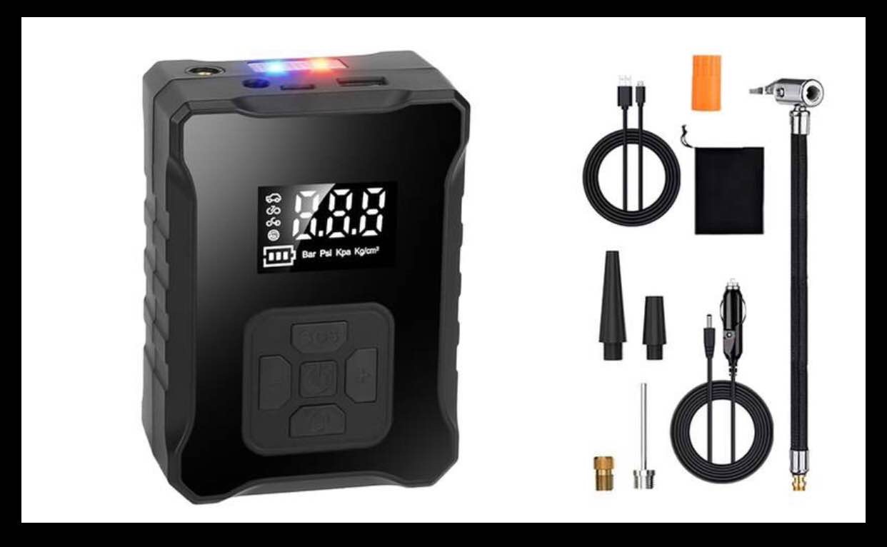 iMounTEK 150PSI Cordless Tire Inflator Digital Air Compressor Air Pump w/ Light