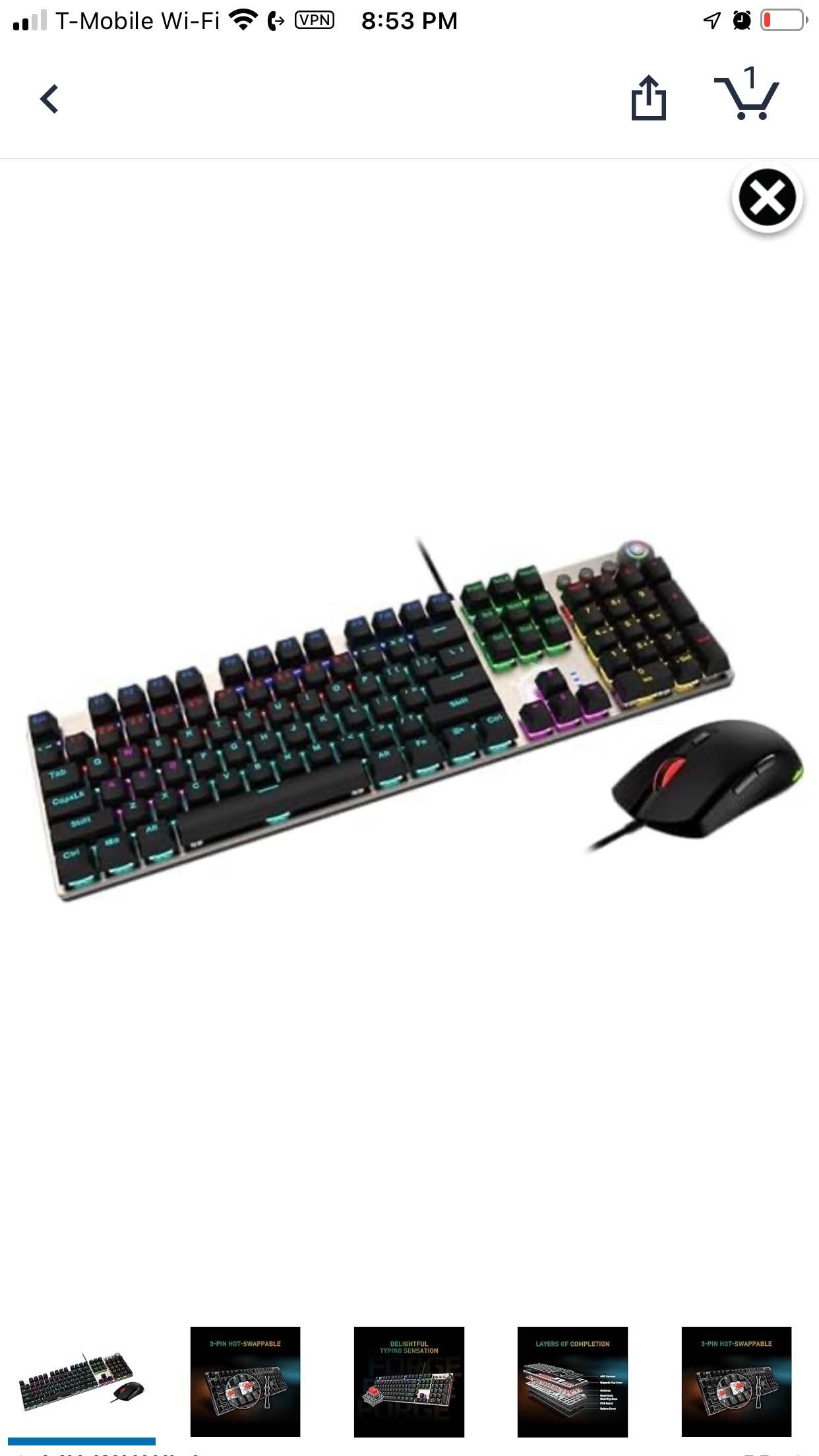 MSI Forge GK310 Combo Set