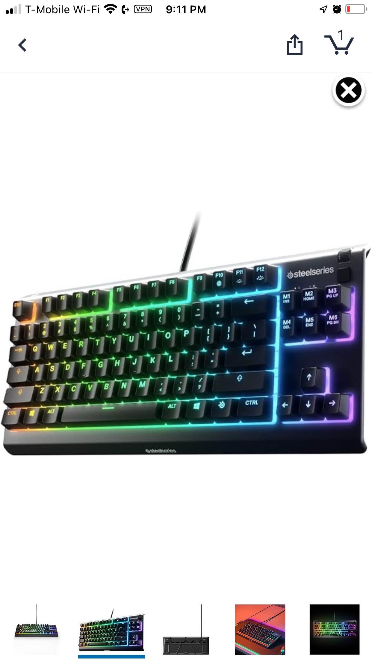 SteelSeries Wired Apex 3 Keyboard