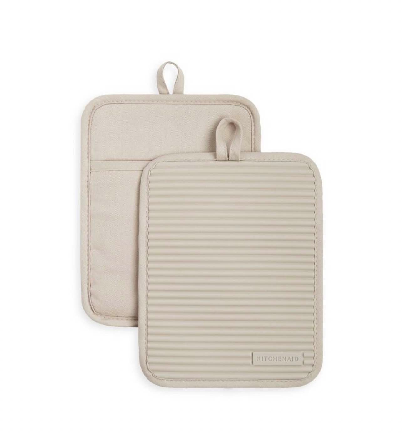 KitchenAid 2pk Silicone Ribbed Pot Holders
