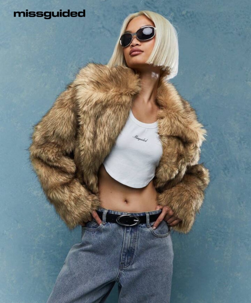 Faux fur jacket