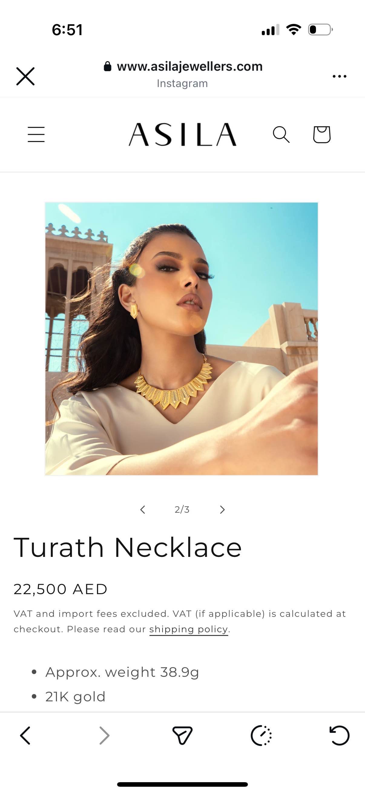 Turath Necklace