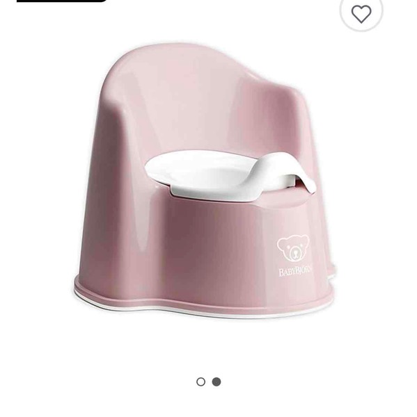 baby Bjorn potty chair in pink