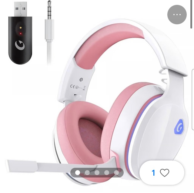 Captain300 Wireless Gaming Headset for PS5, PS4 Fortnite & FPS Gamers, PC NEW