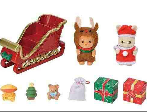 Sylvanian Families Baby Sleigh Ride + Accesorios Febo