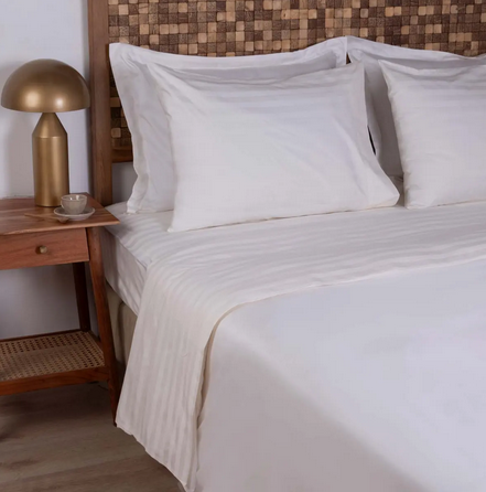 Jgo sábanas Queen Algodón Blanco Hoteleras 500 hilos