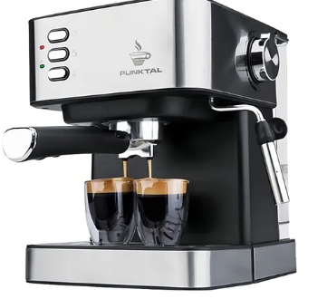 Cafetera Punktal Pk-542 Caf Automática Inox Expreso Ehogar Color Acero inoxidable/Negro