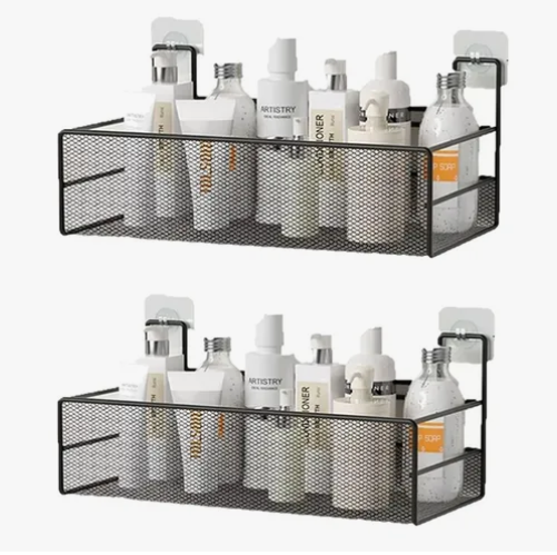 Repisa Estante Organizador Baño Colgante Cocina M Set X2 -ft
