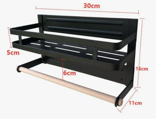Organizador Magnetico Porta Rollo Cocina Heladera Microondas