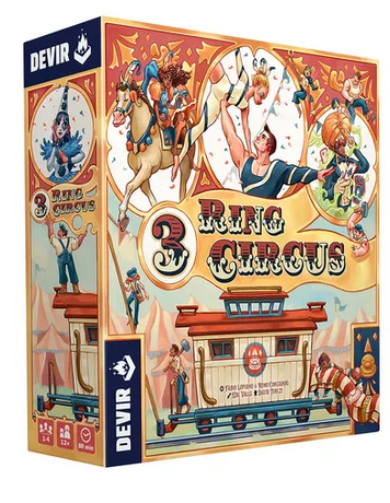 Devir 3 Ring Circus Juego De Mesa - En Español