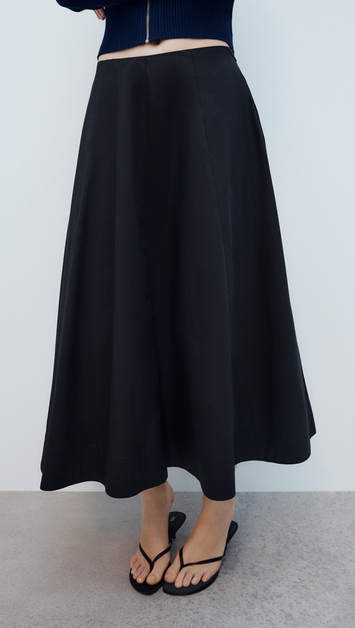 FALDA MIDI CAPA