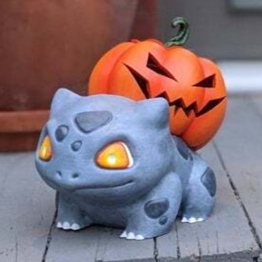 Pumpkin Bulbasaur - Pumpkasaur!