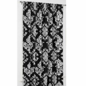 Mainstays Classic Noir Window Curtains, Set of 2
