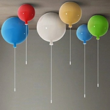 Acrylic LED Flush Light with Balloon Contemporary Ceiling Fixture