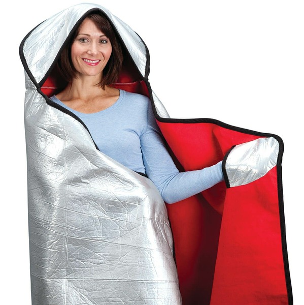 Hooded Emergency Blanket by LivingSURE™