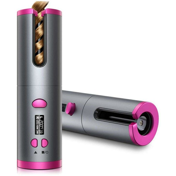 Wireless Ceramic Auto Hair Curler Iron