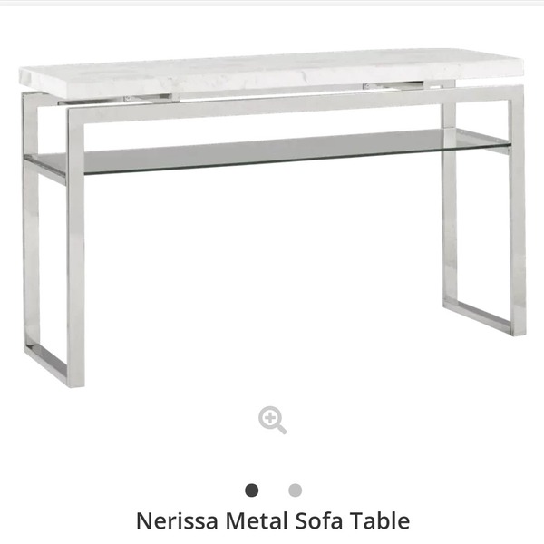 Nerissa Metal Sofa Table