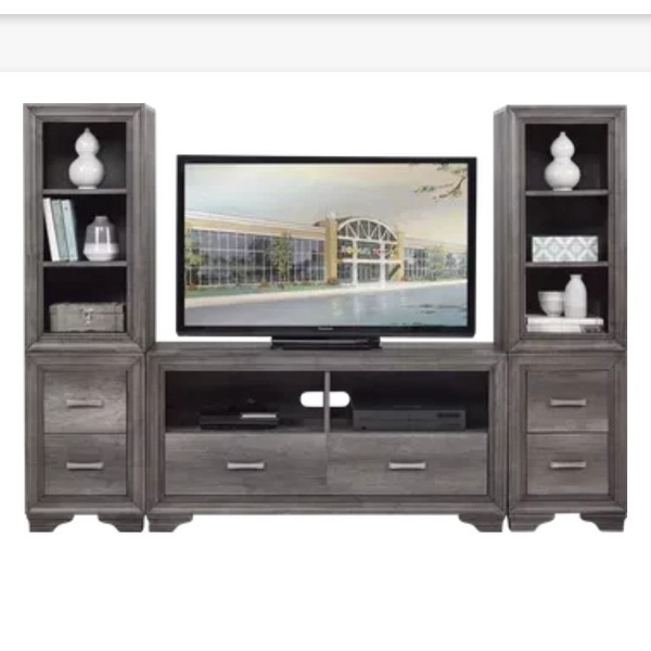 Marlow Gray 3 Pc Wall Unit
