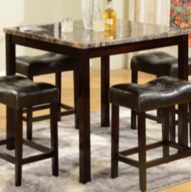 D2772 Table + 4 Stool Set