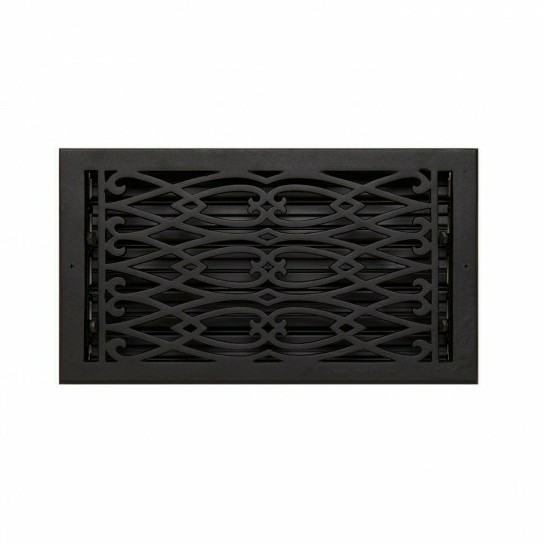 Oversized Victorian Cast Iron Wall Register