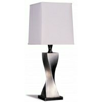 1497 Antique Silver Table Lamp Set of 2
