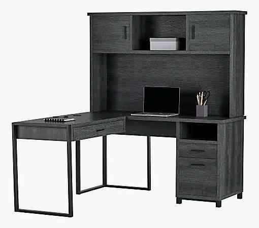 Realspace DeJori 59"W L-Shape Corner Desk