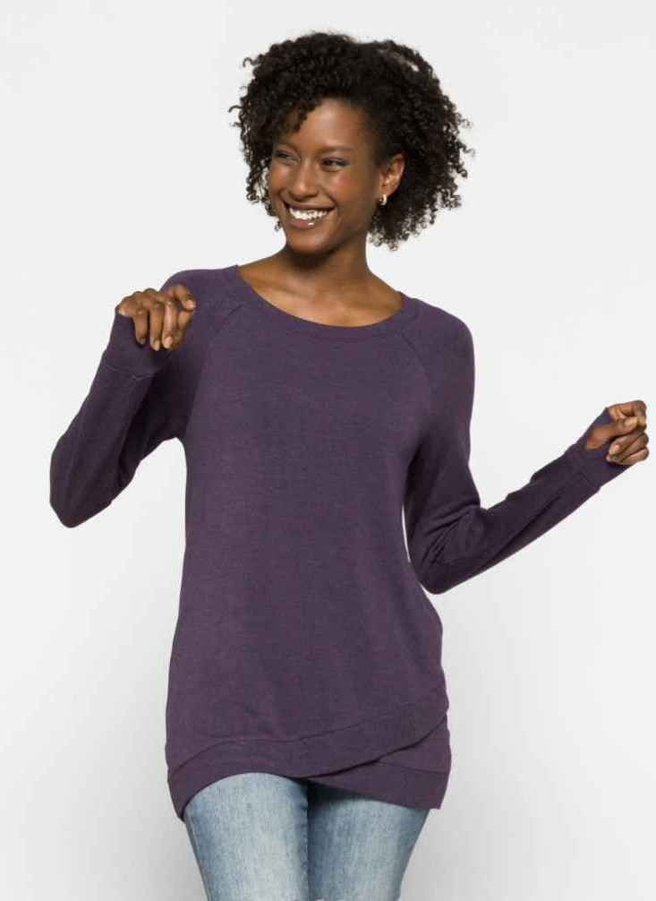 Parscarelli Feather Fleece Tunic Pullover