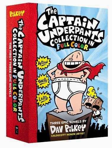 Captain Underpants books 1-3