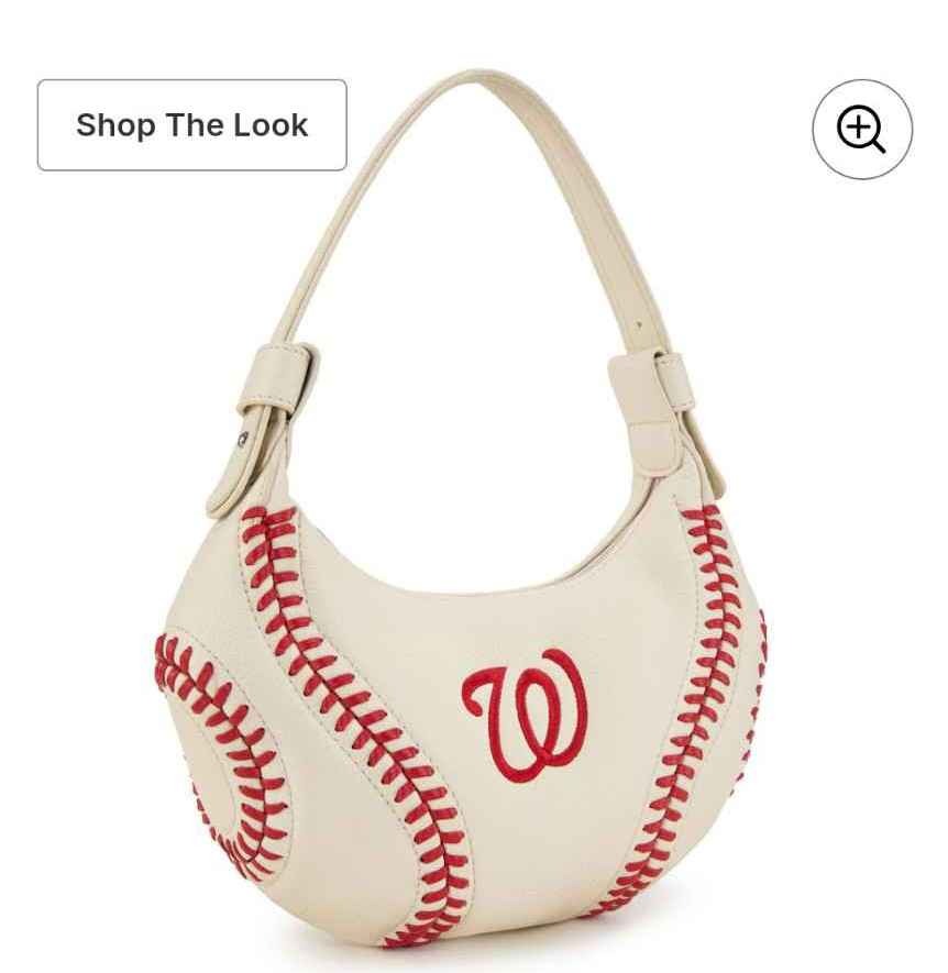 Washington Nationals Montana West Shoulder Hobo Bag