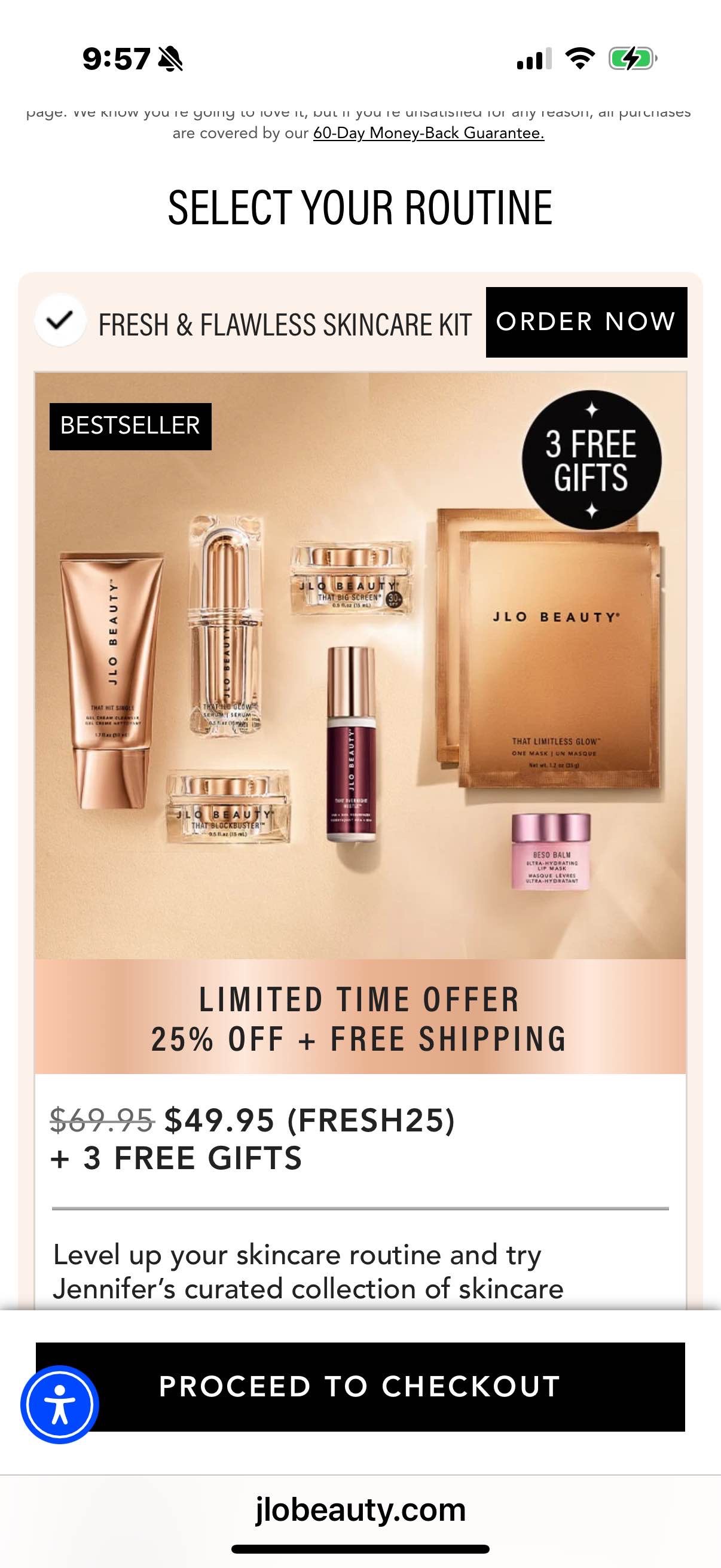 FRESH & FLAWLESS SKINCARE KIT