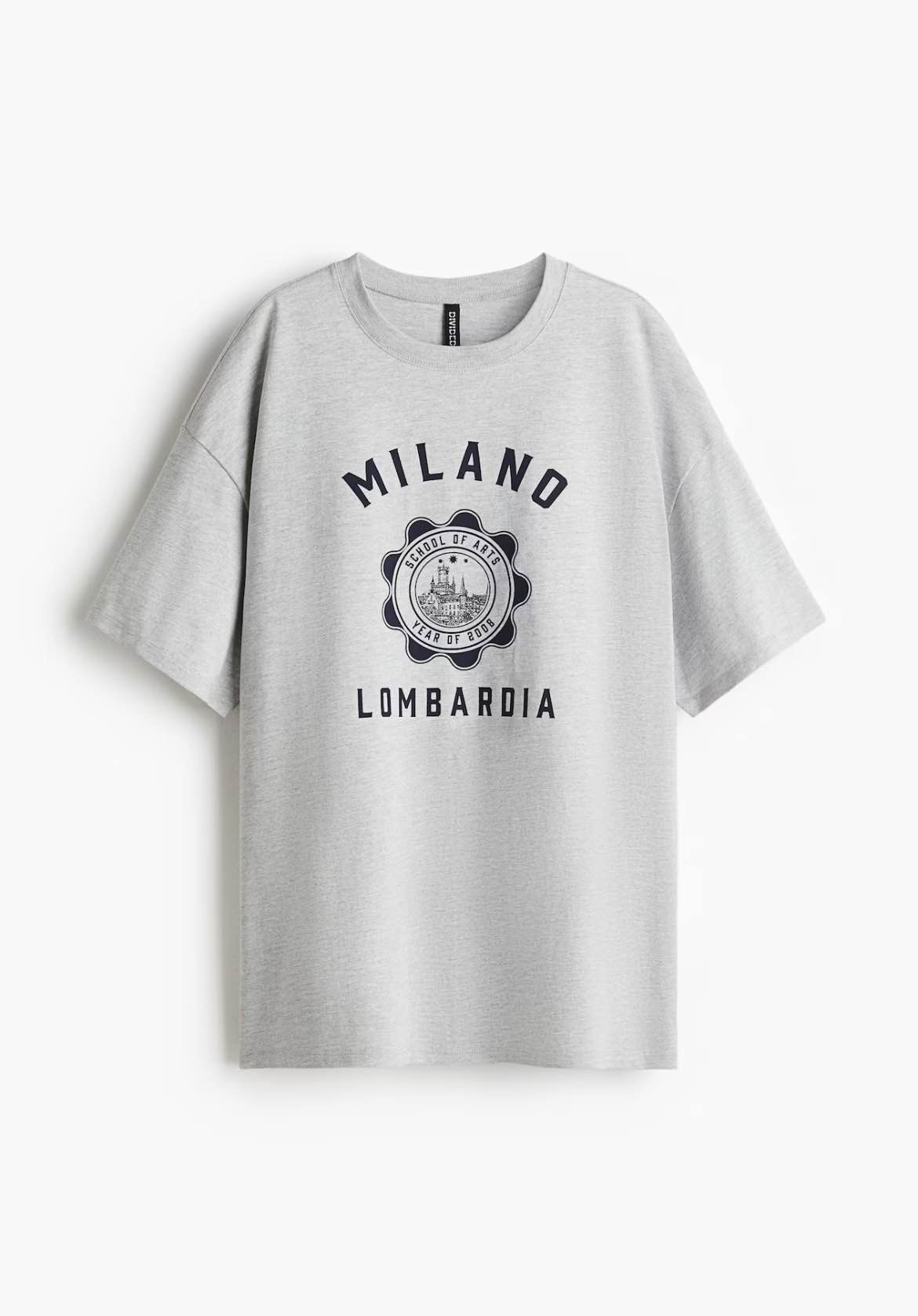 Tricou supradimensionat cu imprimeu