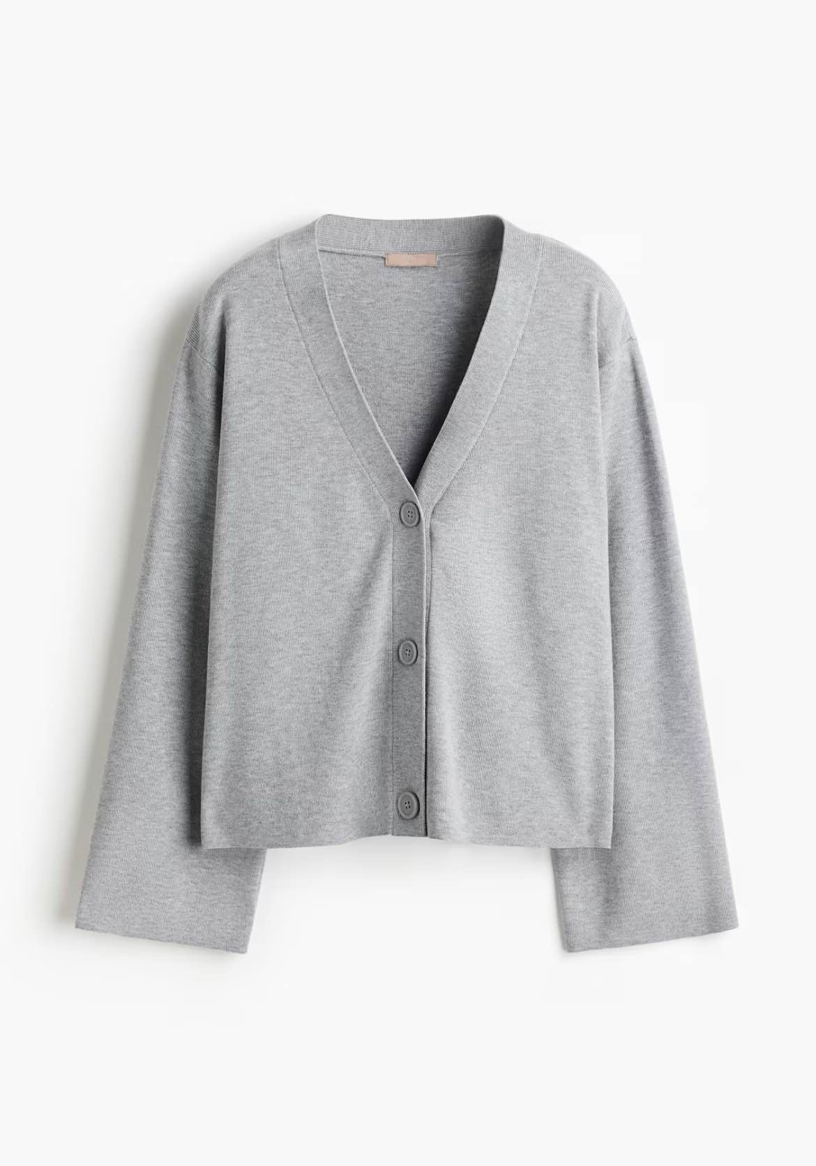 Cardigan tricotat fin