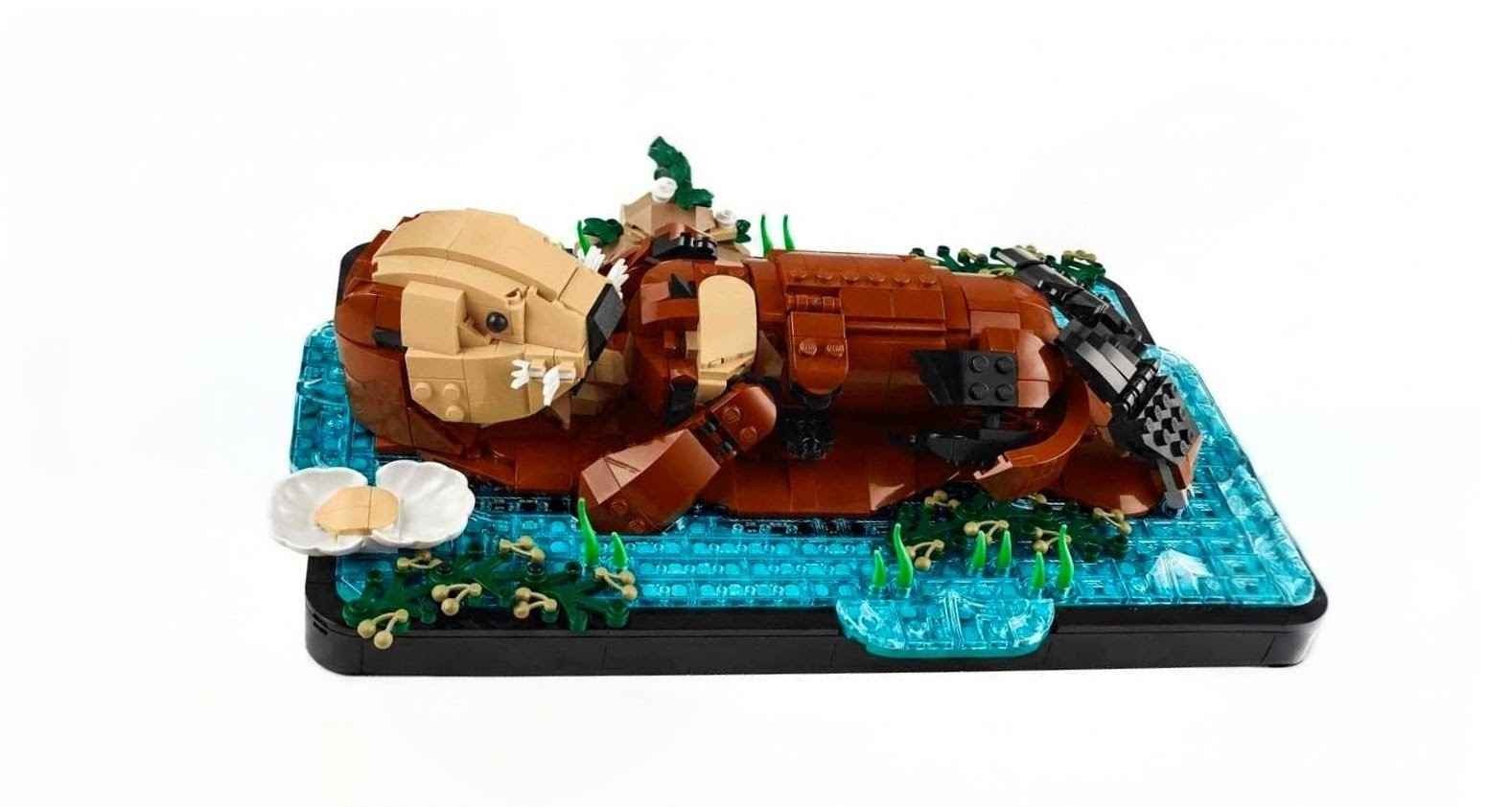 Floating Sea Otters