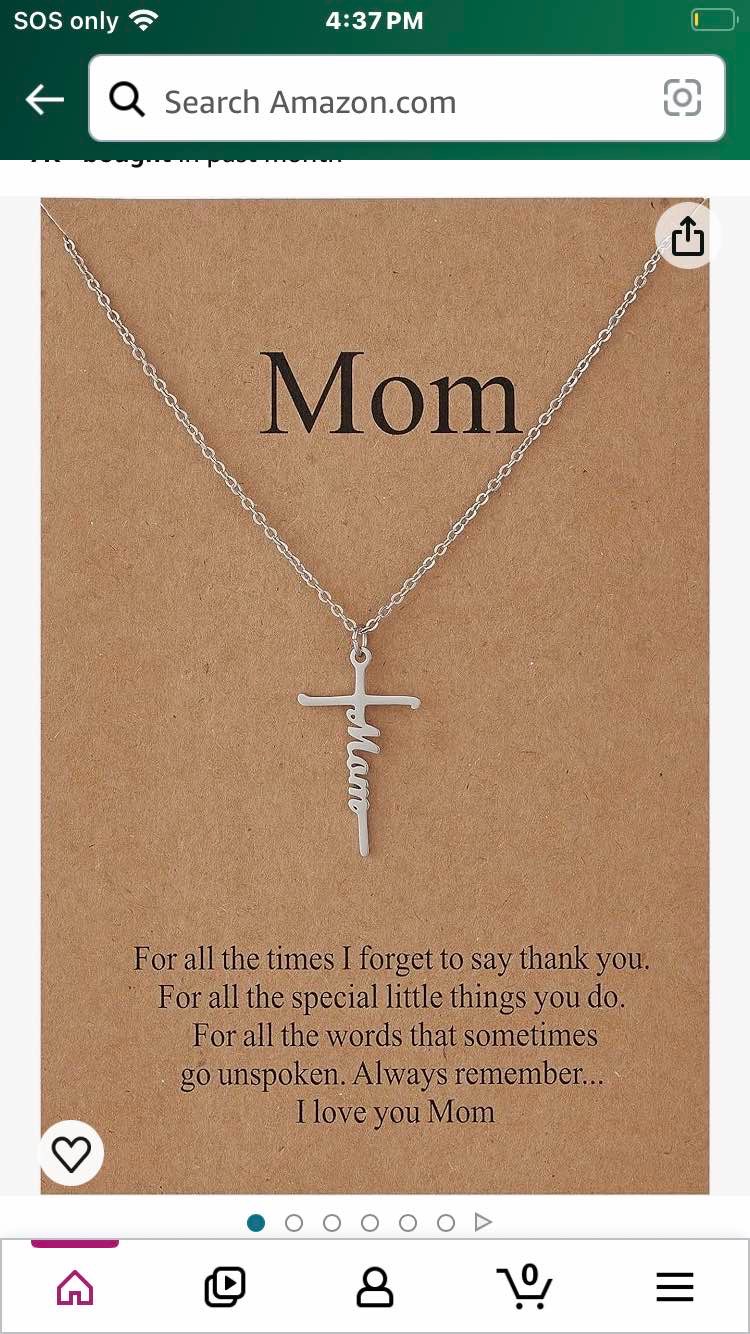 Lcherry Faith Cross Necklace