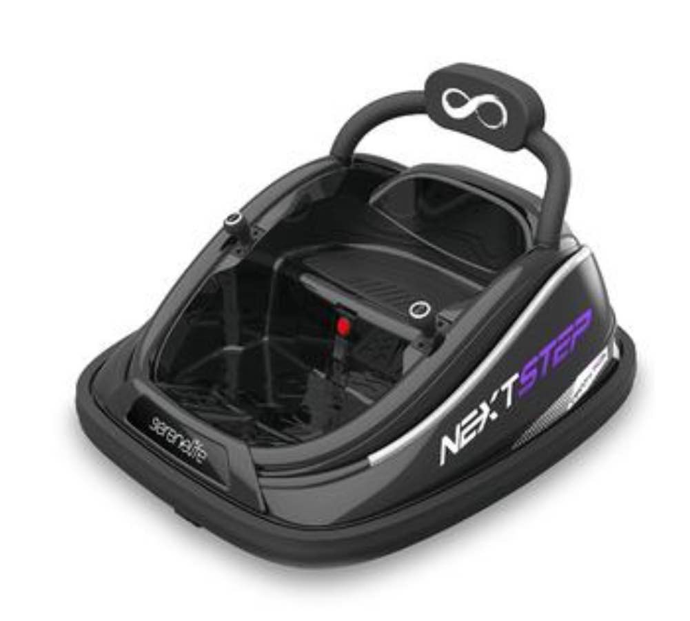 SereneLifeHome Electric Bumper Car For Kids - 12V Rechargeable Battery Powered Ride On Vehicle For Toddlers W 2 Driving