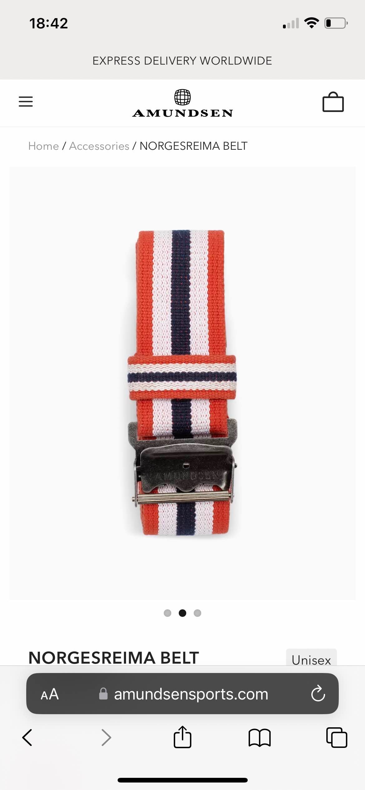 NORGESREIMA BELT