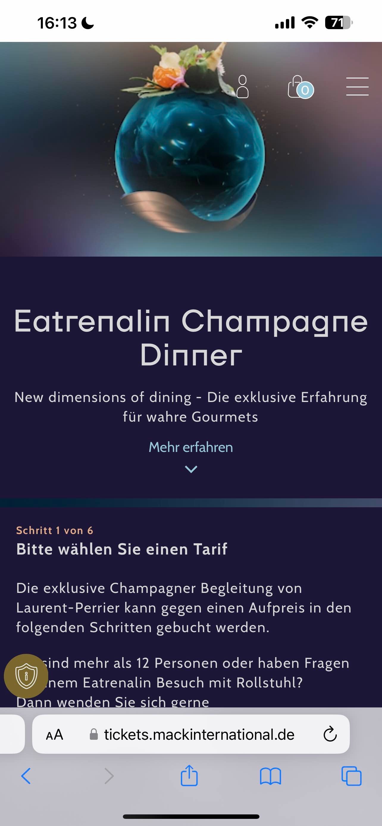Eatrenalin Champagne Dinner (2 x Tickets)