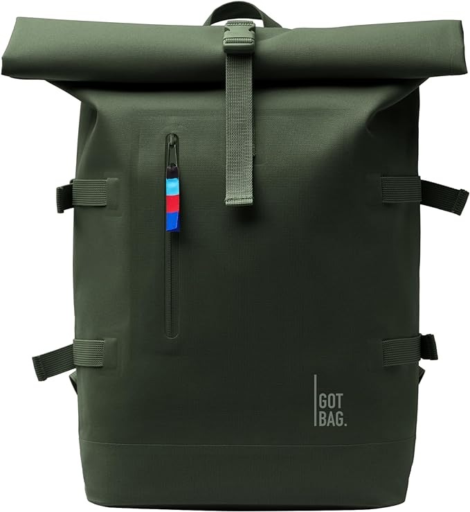 GOT BAG Backpack Roll Top Backpack Waterproof 31L, Algae Green