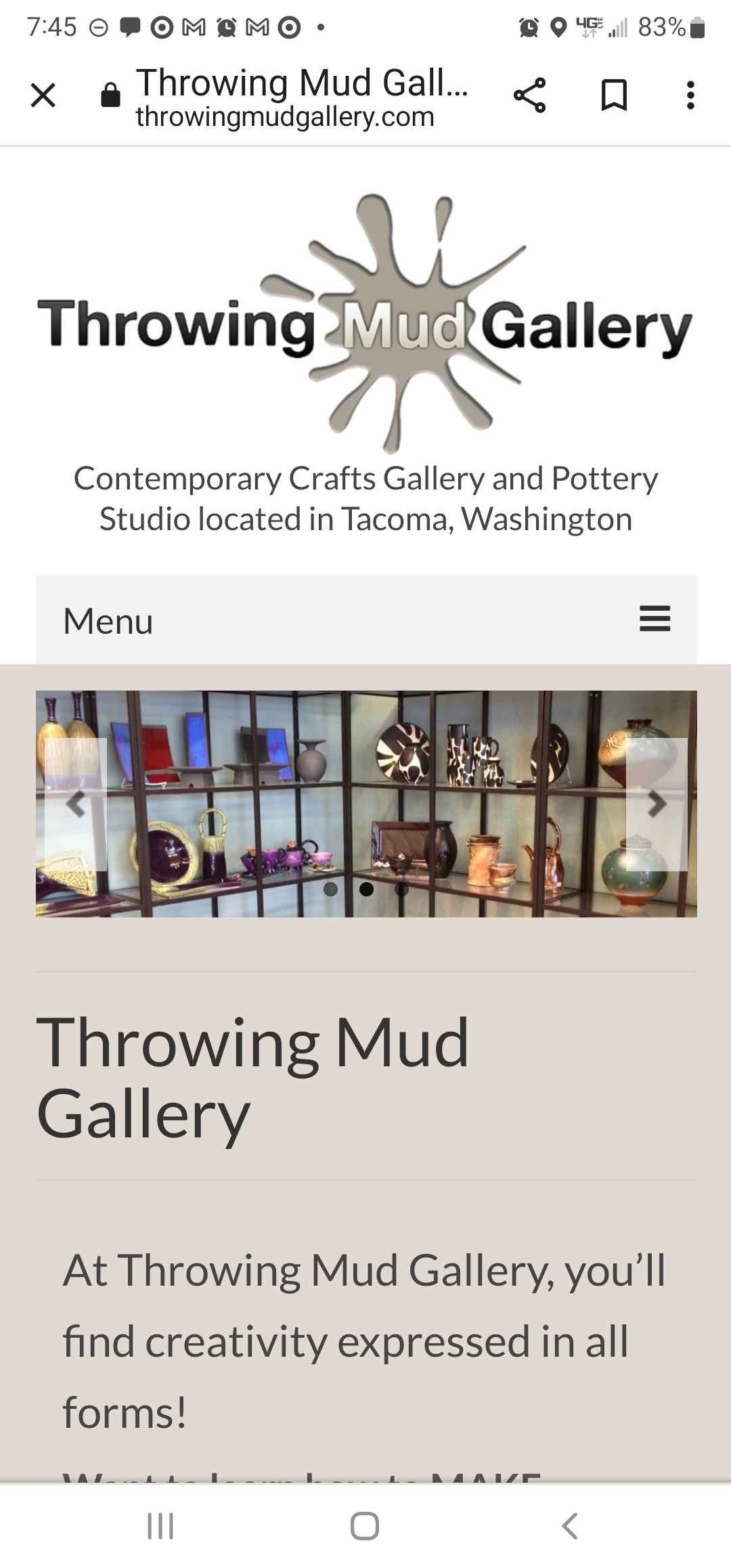 Throwing Mud Gallery