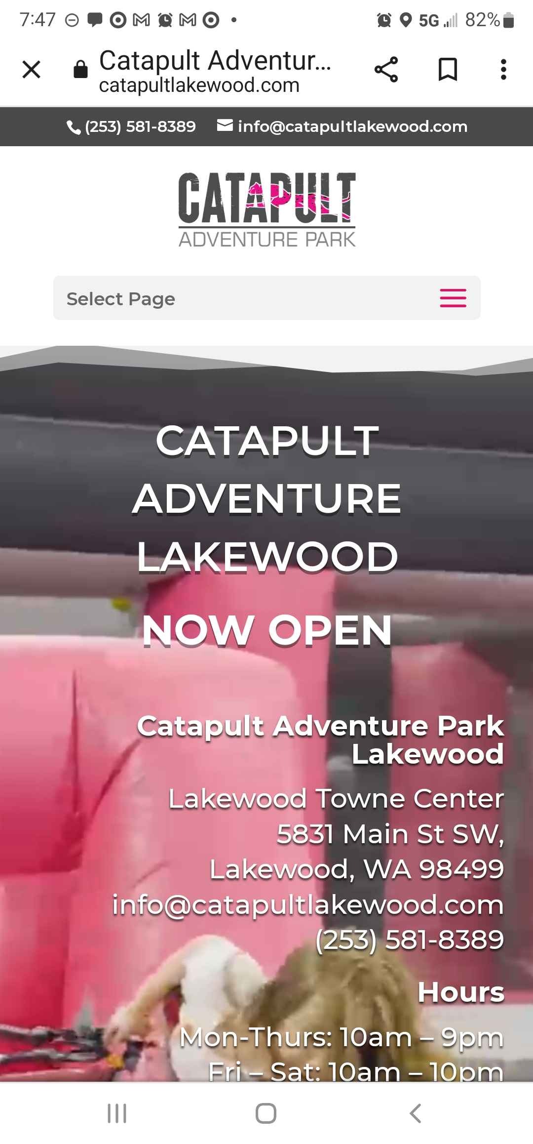 Catapult Adventure Park | Lakewood