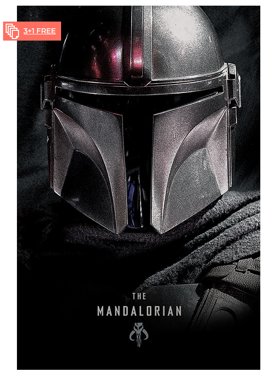Poster Star Wars: The Mandalorian - Dark