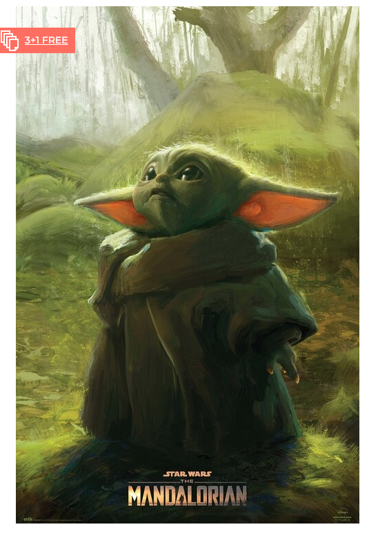 Poster Star Wars: The Mandalorian - The Child Art